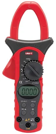 UT206 miernik cęgowy 600Vac/dc, 1000Aac, 40M, 100µF, 10MHz
