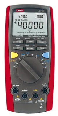 UT71D miernik cyfrowy uniwersalny True RMS, USB 1000V, 10A, 40M, 40mF, 400MHz