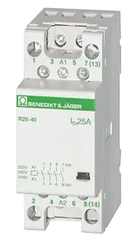 BE-R25 Stycznik modułowy ; 25A; 230/400Vac
