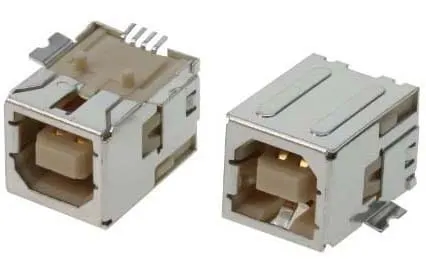 Gniazdo USB B montażowe poziome SMD