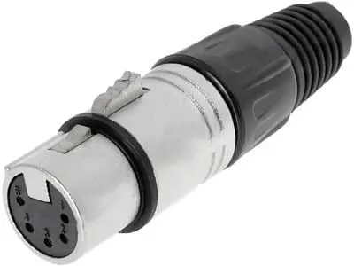 Gniazdo mikrofonowe na przewód XLR 5 pin