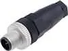 Wtyk prosty M12 5pin dławik PG7