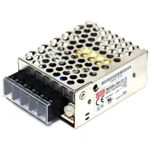 RS-15-24 modułowy zasilacz impulsowy 24V / 0,625A / 15W