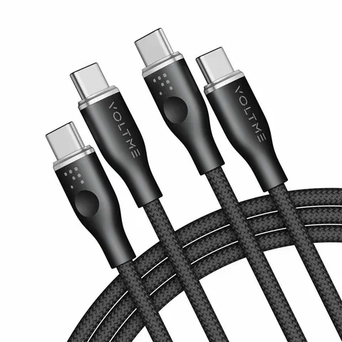 Voltme Powerlink Rugg Series CTC 5A/100W 1,8m (czarny) - kabel do ładowania