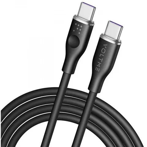 Voltme Powerlink Moss Series CTC 5A/100W 1,8m (czarny) - kabel do ładowania