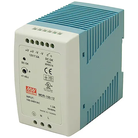 MDR-100-24 zasilacz impulsowy na szynę DIN 24V / 4A / 100W