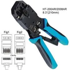 HT-200AR zaciskarka wtyków modularnych RJ11, RJ12, RJ45, RJ48