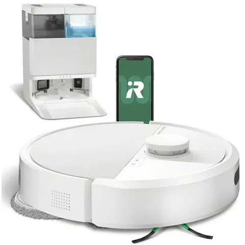iRobot Roomba Plus 405 Combo + AutoWash dock - biały - Odkurzacz robotyczny s mopem