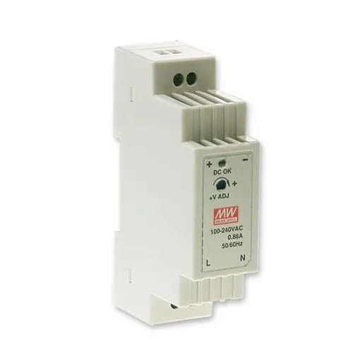 DR-15-24 zasilacz impulsowy na szynę DIN 24V / 0,63A / 15W