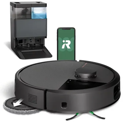 iRobot Roomba Plus 505 Combo + AutoWash dock - czarny - Odkurzacz robotyczny s mopem