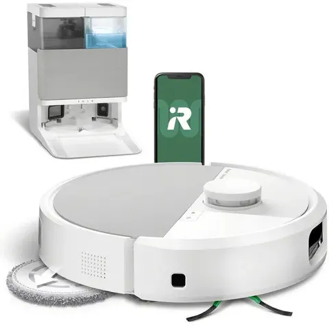 iRobot Roomba Plus 505 Combo + AutoWash dock - biały - Odkurzacz robotyczny s mopem