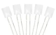 LED prostokątna 5x2 mm BLUE milk diffused