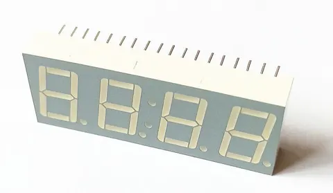 CA56-11EWA wyświetlacz LED czerwony, 1,9-6,4mcd osobne wyprowadzenia