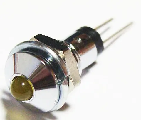 Kontrolka LED 3mm; żółta; 2V