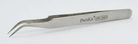 1PK-104T pęseta metalowa zakrzywiona 120mm