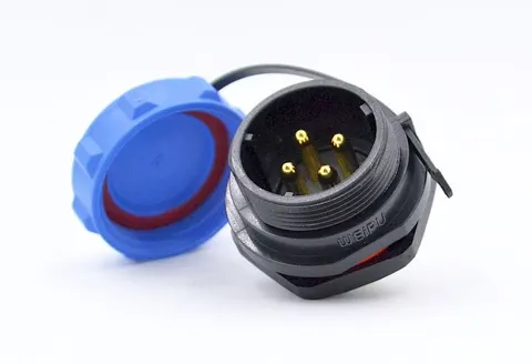 SP2112/P4 wtyk na obudowę 4-pin, 500V / 30A