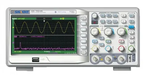 SDS 1102CML oscyloskop cyfrowy 100MHz 2 kanałowy