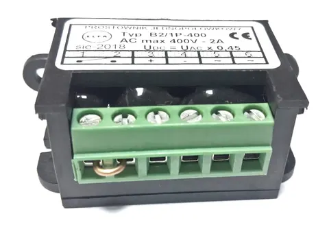 B2-1P/400 układ prostujący jednopołówkowy 2A / 400V