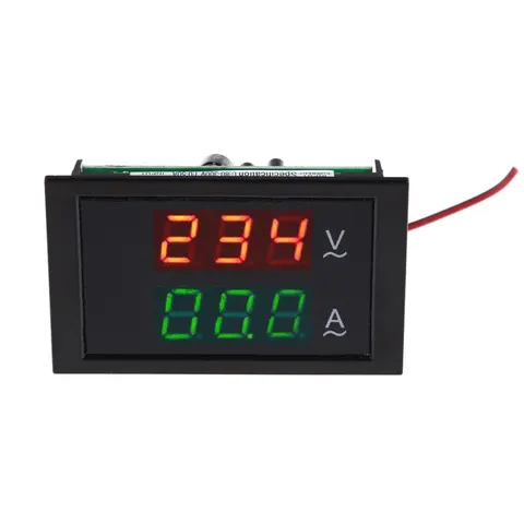 Woltomierz i amperomierz LED 100Vdc / 400Adc