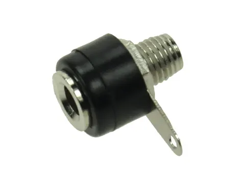 Gniazdo bananowe na panel 4mm 19A; 30Vac / 60Vdc; czarny