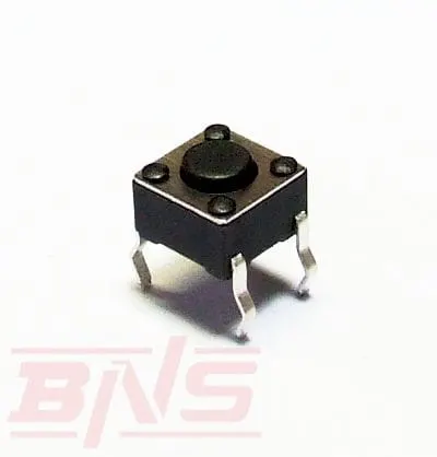 Microswitch TACT, wymiar 6x6mm, wysokość 4,3mm