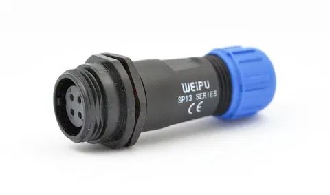 SP1311/S4 gniazdo na przewód 4 pin 200V / 5A