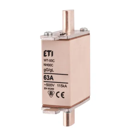Wkładka bezpiecznika WT-00C 63A/500V
