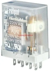 R2M-2012-23-1024 przekaźnik elektromagnetyczny DPDT, zas. 24Vdc