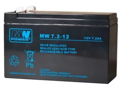 SSB 7,2-12 akumulator żelowy AGM 12V / 7,2Ah