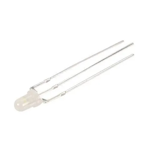OSRWPA3132A dioda LED 3mm dwukolorowa czerwono-biała, wspólna anoda