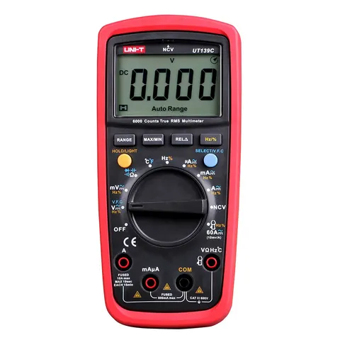 UT139C miernik cyfrowy uniwersalny 600V, 10A, 60M, 99,99mF, 10MHz