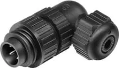 CA3WLS wtyk męski kątowy na przewód 3+PE; 16A; 400V; IP67