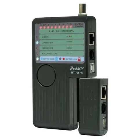 MT-7057N tester przewodów LAN; UTP; FTP; BNC; USB
