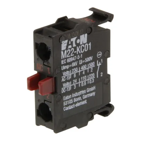 M22-KC01 element stykowy rozwierny NC zacisk śrubowy 216382