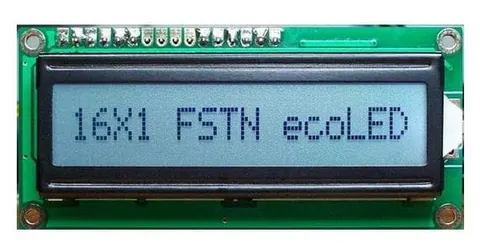AC-1601A-FHW K/W wyświetlacz alfanumeryczny LCD 1x16