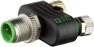 Adapter M12 4pin męski/ 2xM8 3pin