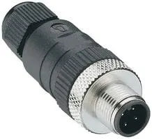 RSC 4/7 wtyk prosty na przewód seria M12; 4 pin
