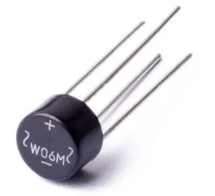 RB155 mostek prostowniczy jednofazowy okrągły 1,5A / 800V
