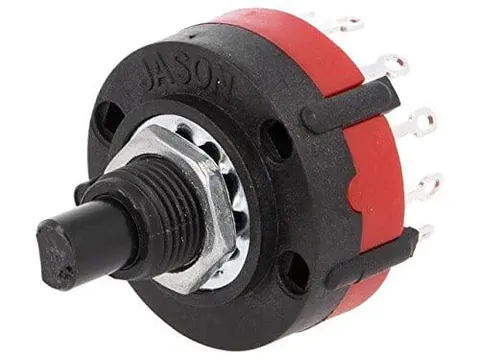 SR26111215FN przełącznik obrotowy 1 torowy; 12 pozycyjny