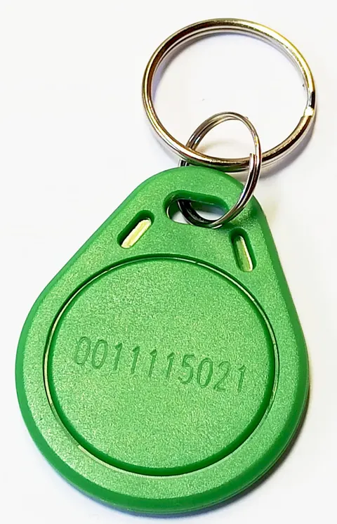Brelok zbliżeniowy RFID EM 4100 - zielony