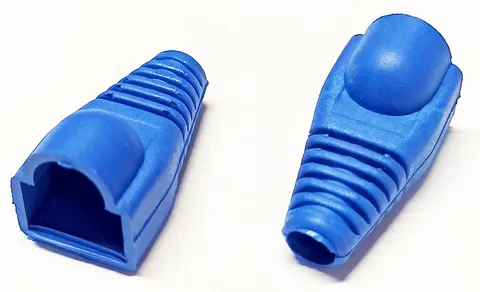 Odgiętka wtyku RJ45 8P8c niebieska