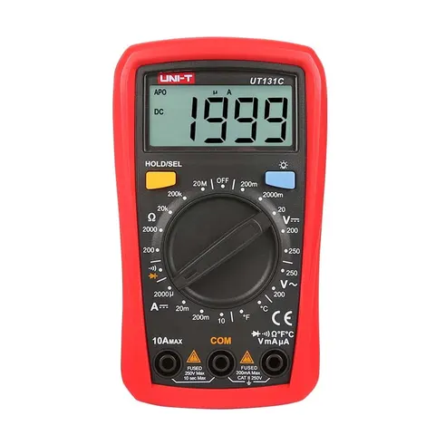 UT131C uniwersalny miernik cyfrowy 250V, 10A, 200M, 200uF