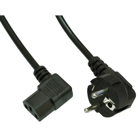 AK-PC-02A przewód zasilający komputerowy 3x0,5mm, długość 1,5m