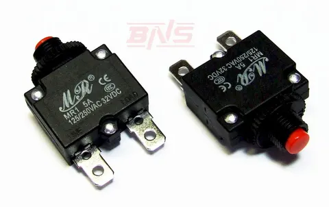 MR1-15 wyłącznik nadprądowy; bimetaliczny z samopowrotem 15A / 250V