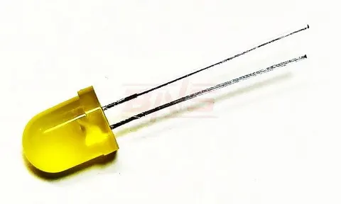 L-793SYC dioda LED 8mm żółta dyfuzyjna