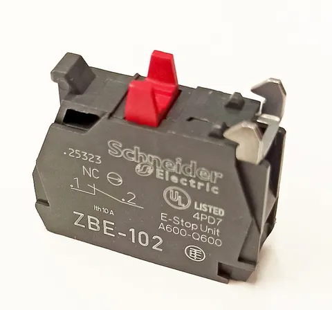 ZBE102 styk 1NC czerwony, śrubowy, seria Harmony XB4