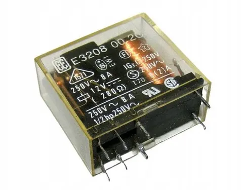 E3208-02-2C przekaźnik elektromagnetyczny DPDT, zas. 24Vdc
