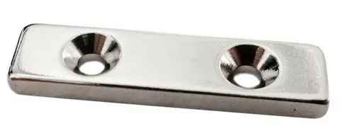 MPŁ 60x20x4 magnes neodymowy prostokątny przykręcany, siła 10,5kg