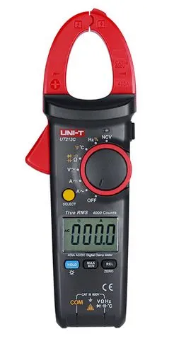 UT213C miernik cęgowy NCV, TRue RMS, 600Vac/dc, 400Aac/dc, 40M, 40mF, 1MHz