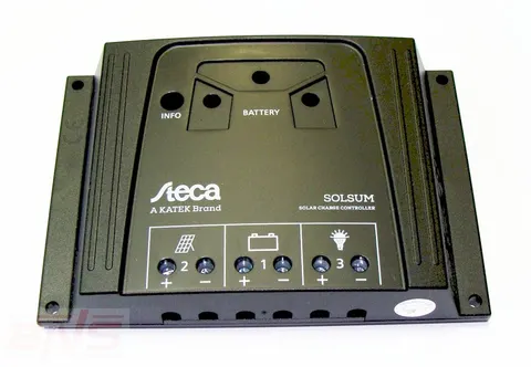 Steca Solsum 10.10F regulator ładowania akumulatora 12V / 24V, 10A
